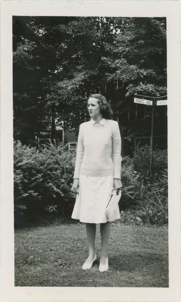 Marietta Duvall Nelson in Chautauqua, New York, c.1950